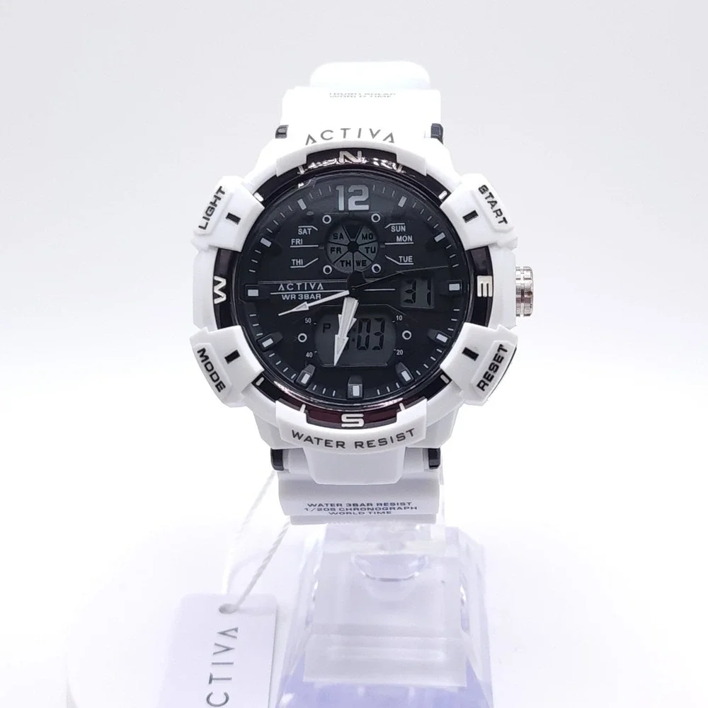 Activa X Invicta ACW8045-001 Digital Watch 53mm White New